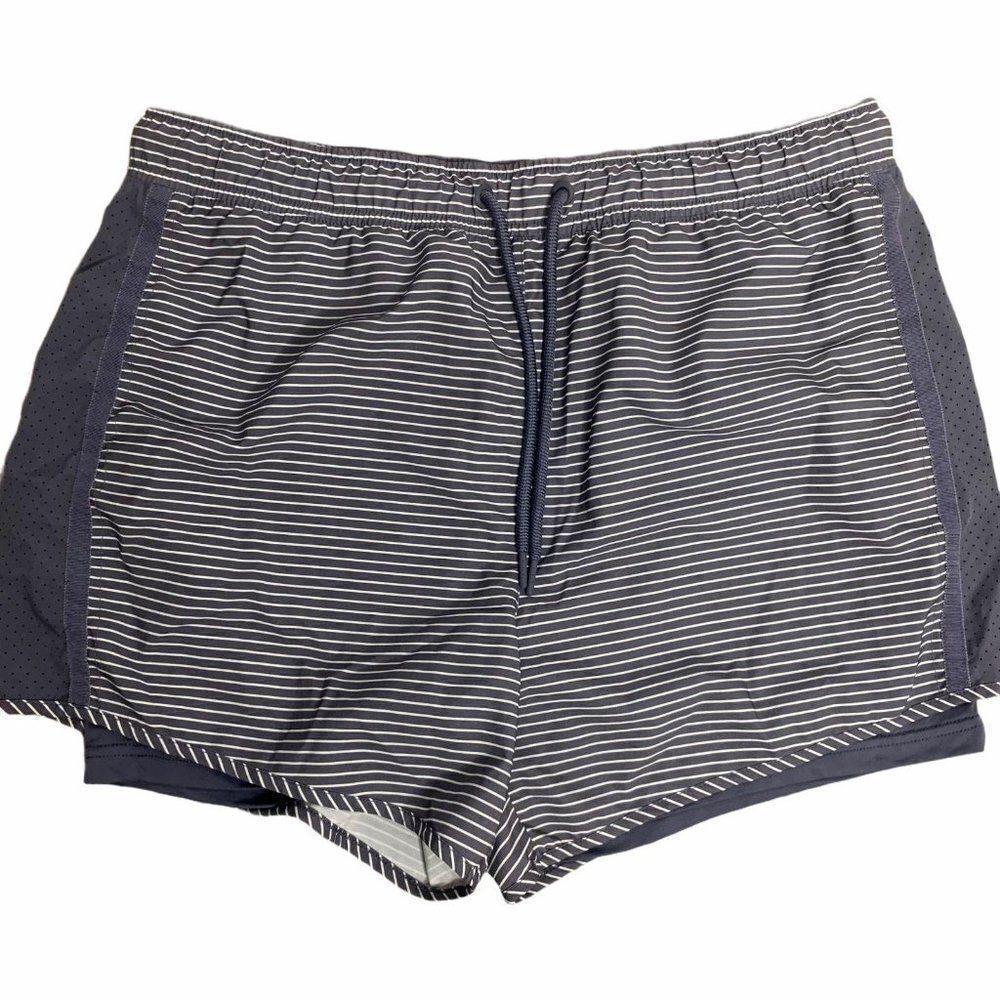 Tangerine Twofer Active Running Shorts XXL Grey